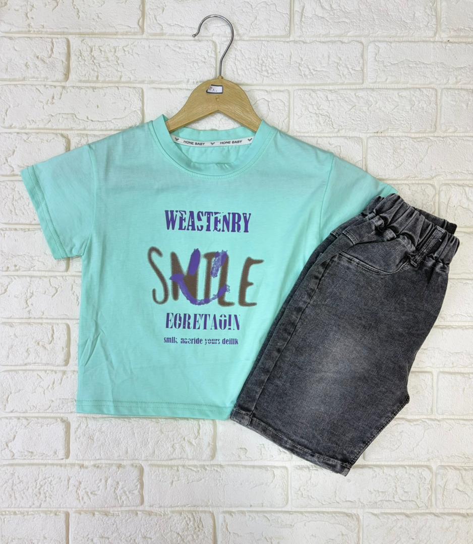 تیشرت شلوارک وارداتی smile