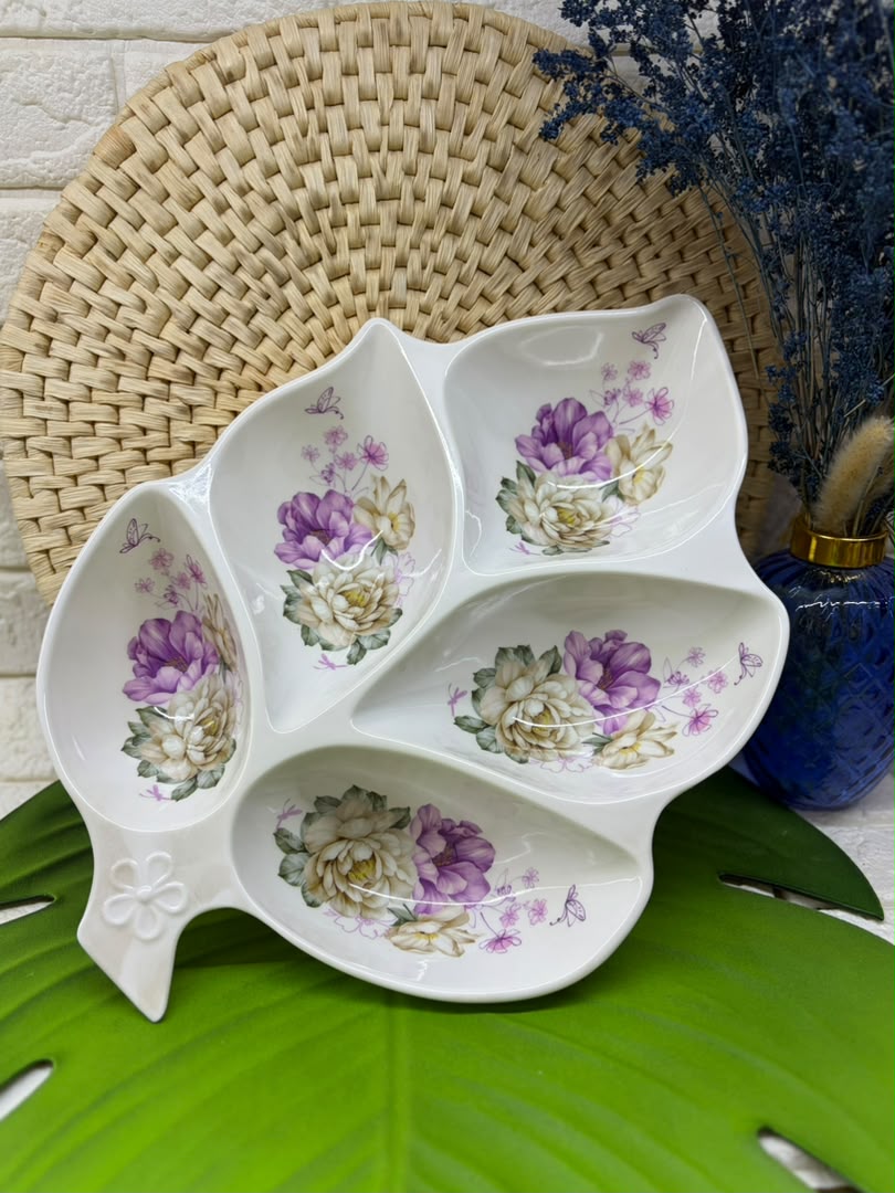 اردوخوری ملامین طرح برگ